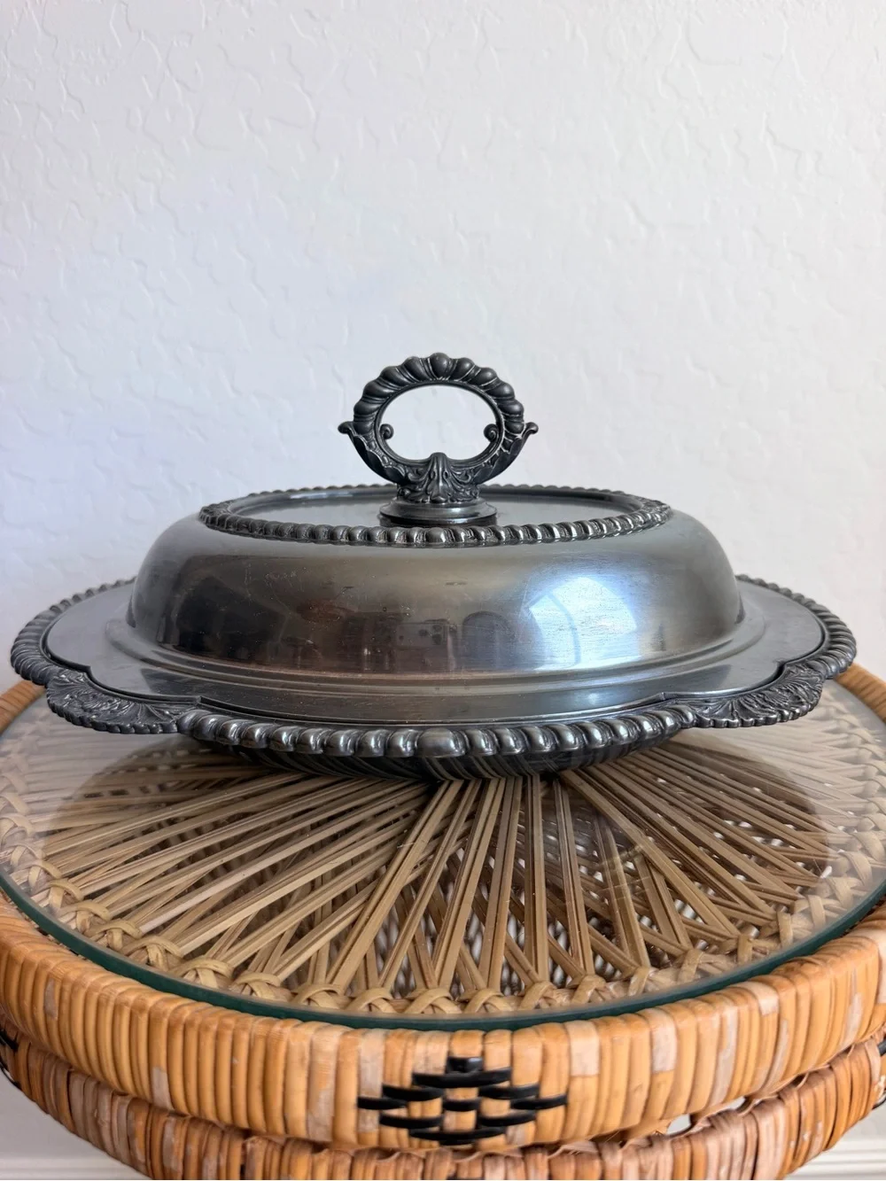 VINTAGE Wallace Melford Silverplate Serving Dish